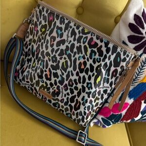 Colorful Leopard Print Women's Bag